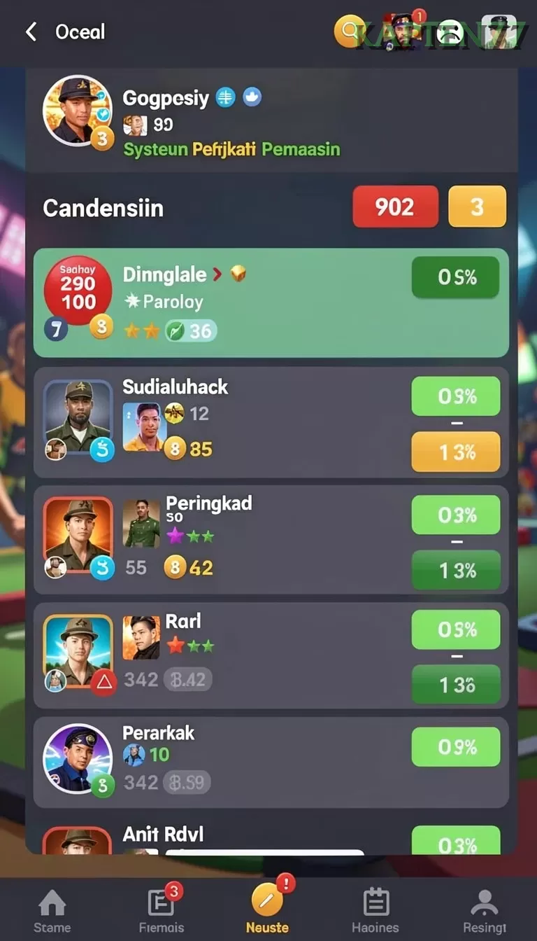 Cuplikan layar PADI777 — halaman utama