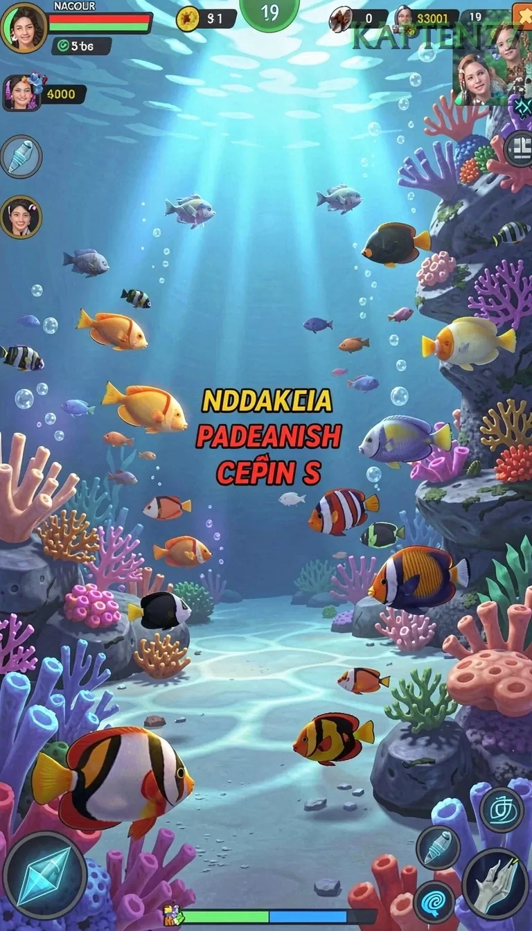 Cuplikan layar JUTA7 — menu navigasi
