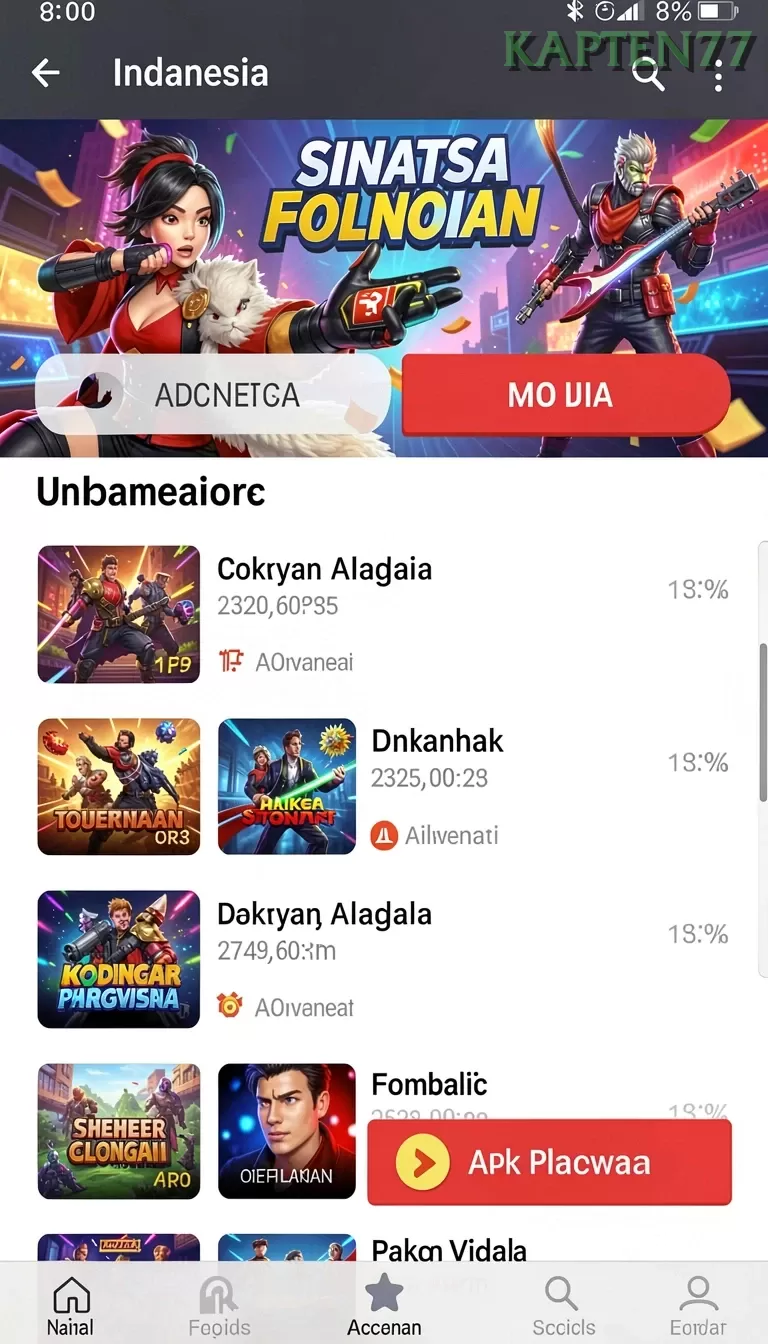 Cuplikan layar ALADDIN666 — halaman utama