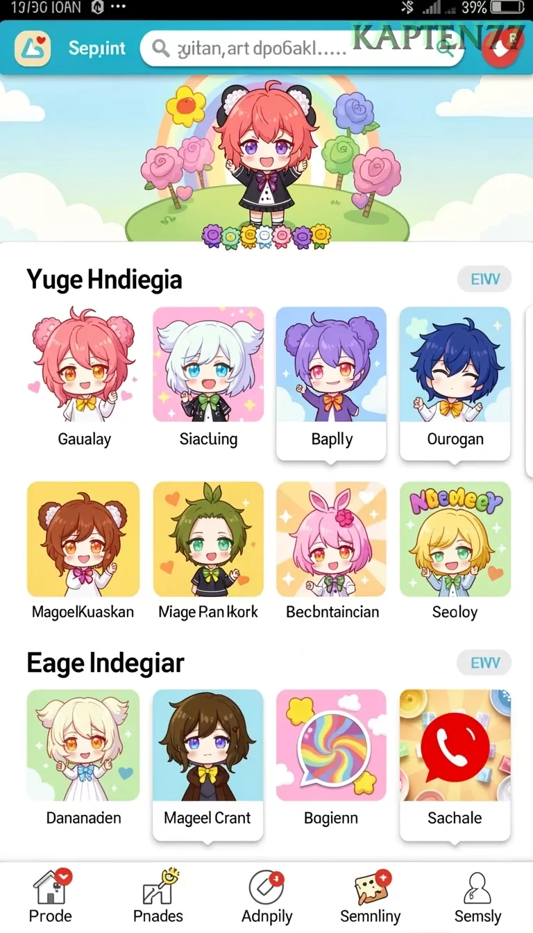 Cuplikan layar OKJKT — halaman utama
