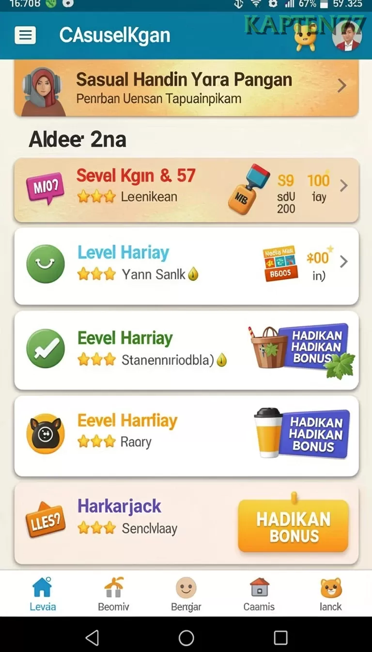 Cuplikan layar DOMINO4D — aktivitas